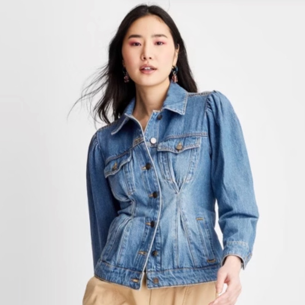 Future Collective Women's XS Denim Jean Jacket